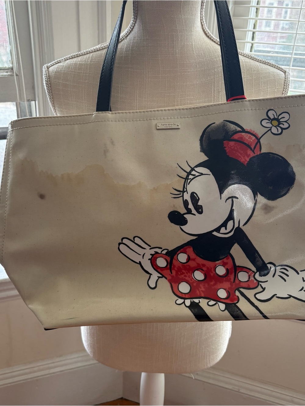 STAINED Kate Spade x Minnie Mouse Tote